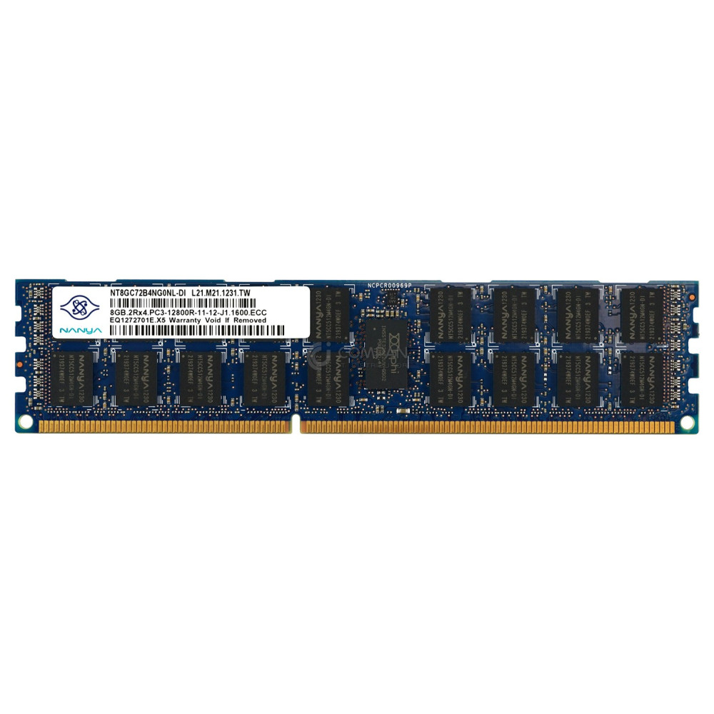 NT8GC72B4NG0NL-DI NANYA MEMORY 8GB 2RX4 PC3 12800R DDR3 -
